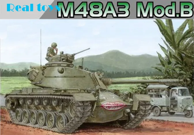 Модель Dragon 3544 1/35 M48A3 Mod.B набор пластиковых моделей|kit assembler|kit tubekit |