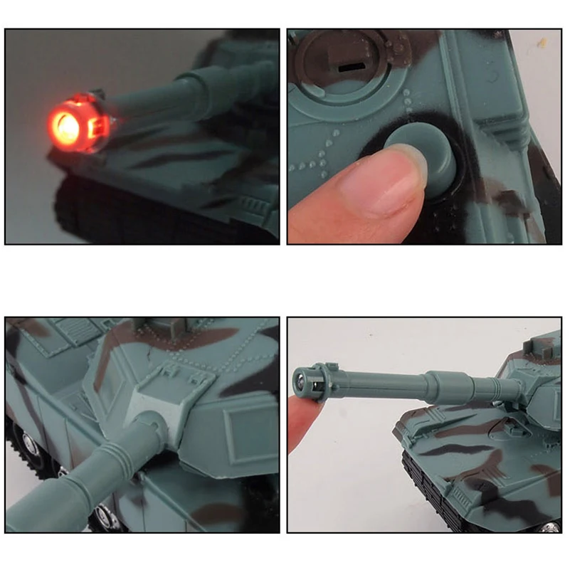 Радиоуправляемый мини танк игрушки с светодиодный светильник музыкальный пульт