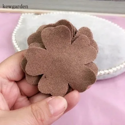 Kakhi 50 pcs Kewgarden шерсть тканевые ленты 1," 38 мм двойной уход за кожей лица вручную изготовленная лента DIY цветок лук брошь атласная лента интимные аксессуары Riband 5 м - Цвет: Kakhi 50 pcs