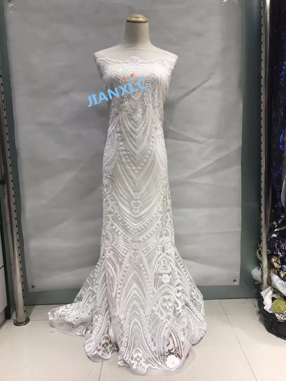 David 112824 Высококачественная африканская французская кружевная ткань уникальная