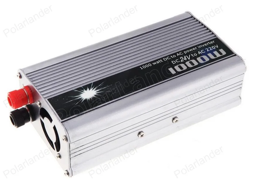 DC 24 В к AC 220 адаптер трансформатора переключатель Питание USB порт 1000 Вт автомобиля