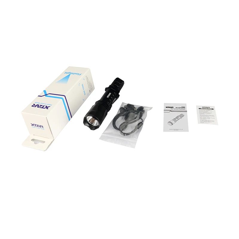 Тактический фонарик XTAR TZ20 CREE XM-L2 U2 светодиодный фонарь макс. 840 Люмен расстояние