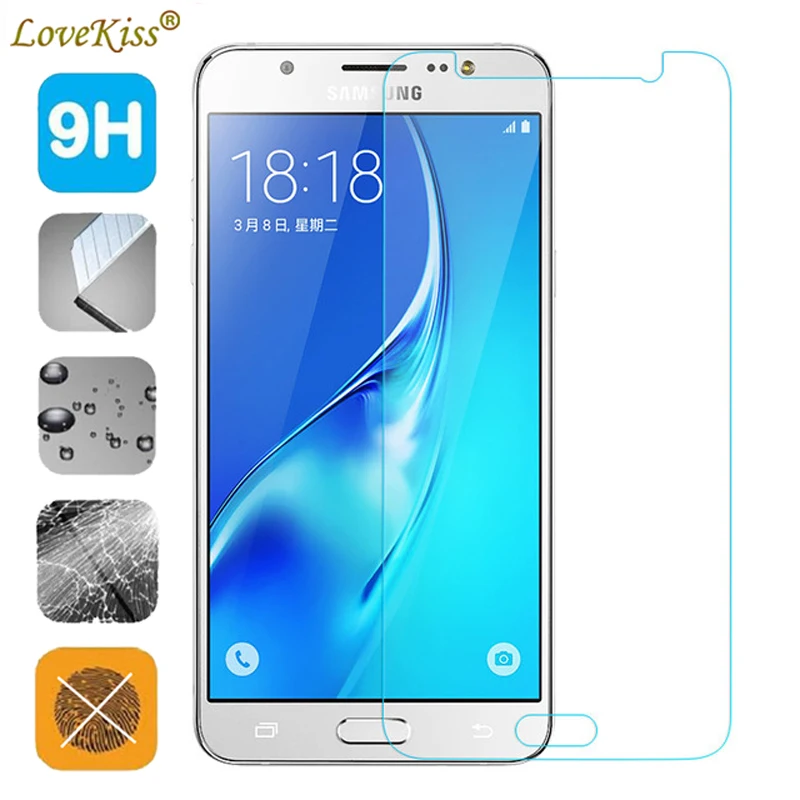 Защитное стекло 9H для Samsung Galaxy J5 2016 J510F SM-J510F J510 | Мобильные телефоны и аксессуары