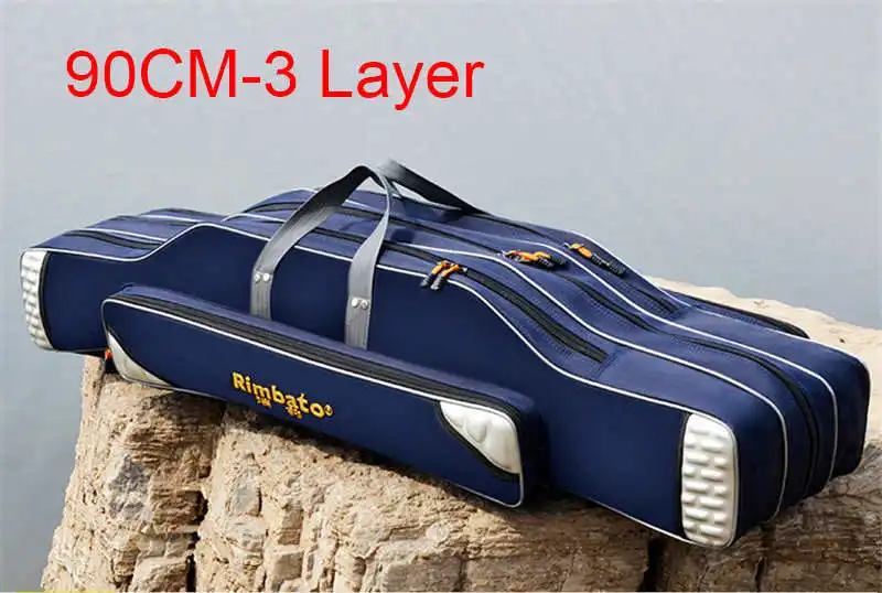 90cm 3 layer Весенняя Новинка, износостойкая сумка для пупка, толстая водонепроницаемая и удобная сумка для рыбалки на открытом воздухе, сумка для морской выдры - Цвет: 90cm 3 layer