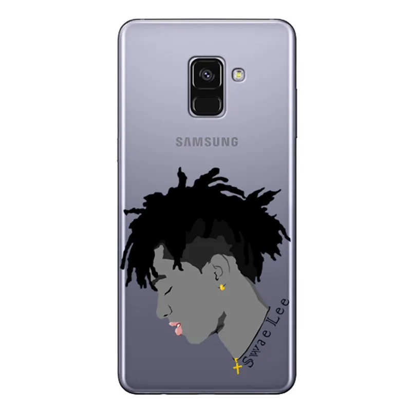 Черный роскошный силиконовый чехол Swae Lee Wiz Khalifa из ТПУ для телефона Samsung A30 A50 A70 A80