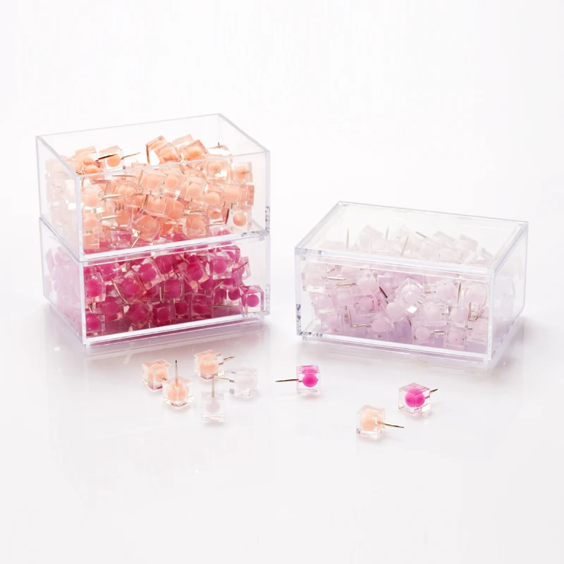 

Never Transparent Color Thumbtack Nail For Photo Wall Soft Board Map Push Pins Creative-gift Office Accessories Stationery Store