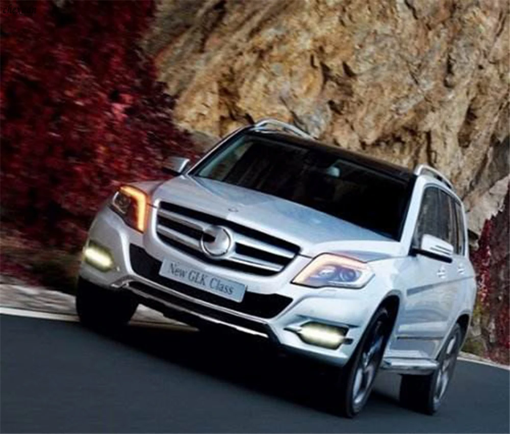 CSCSNL 1 комплект 12v ABS светодиодный для Mercedes Benz W204 GLK300 GLK350 GLK500 2013 2014 2015 2016 DRL