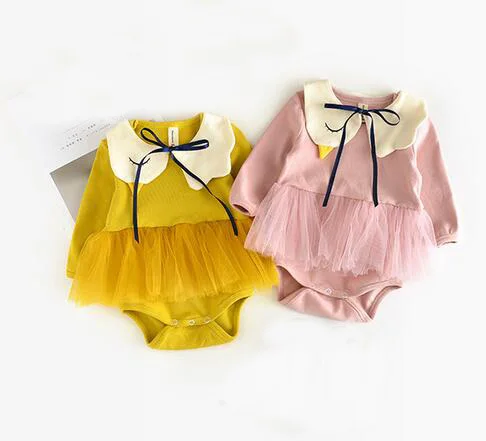 4 шт./лот осенние детские комбинезоны для маленьких мальчиков комбинезон с