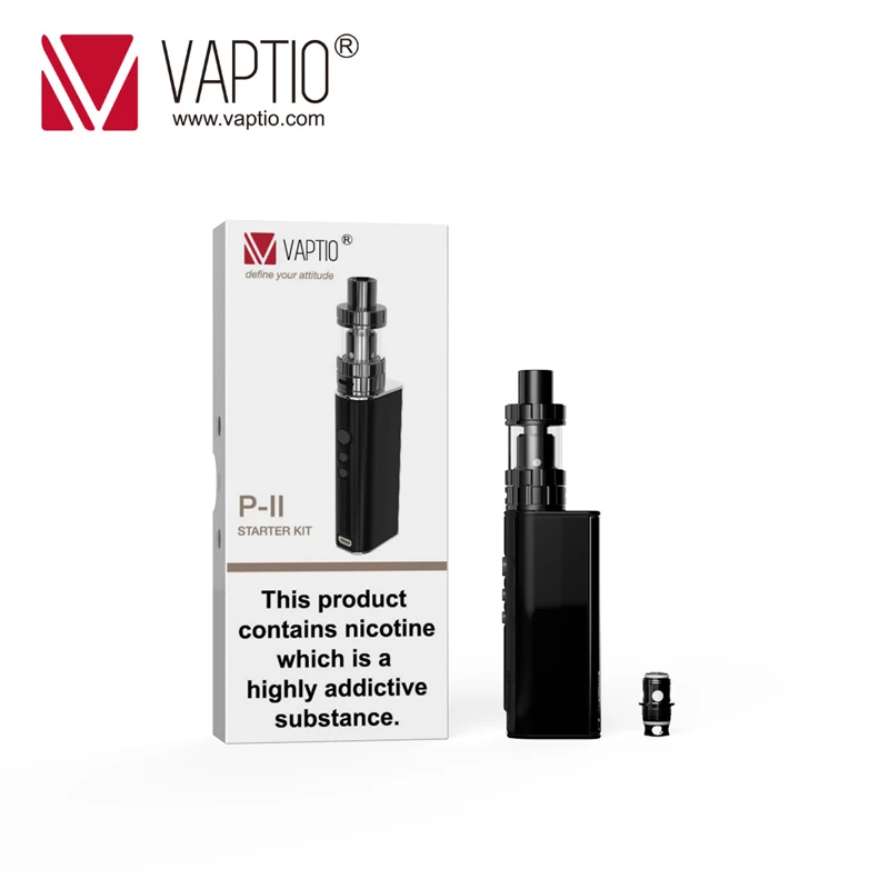 Электронная сигарета Vaptio P2 комплект 75 Вт коробка мод встроенный 1850 мАч vw mod