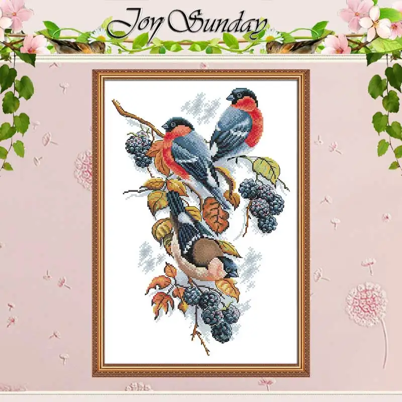 Красный bellies Magpies Счетный Набор для вышивки крестом 11CT 14CT Набор для вышивки крестиком оптом Набор для вышивания крестиком "сделай сам" Животные "Набор для вышивания рукоделия