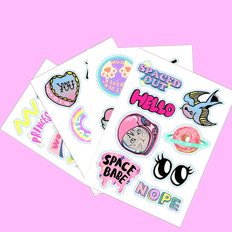 29 шт ПВХ водонепроницаемые розовые Веселые наклейки для девочек игрушки
