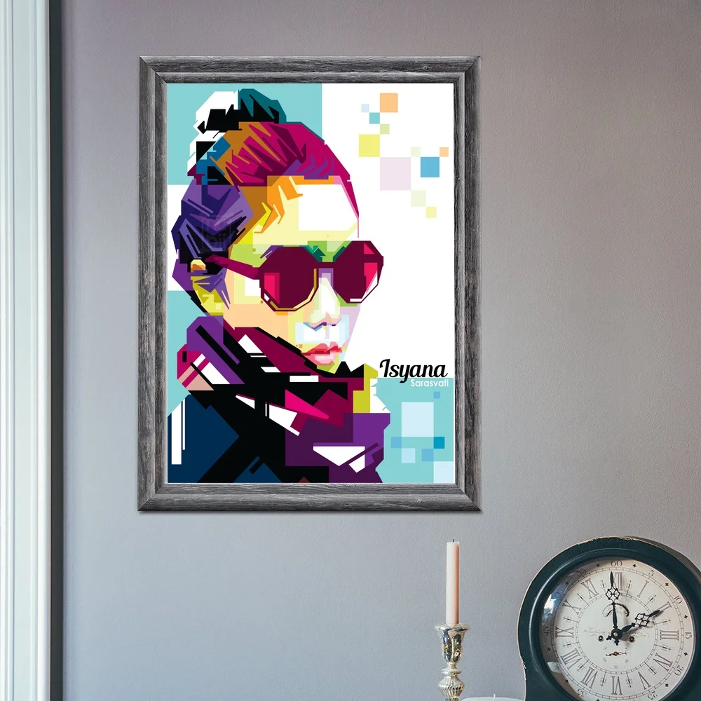 Isyana Sarasvati Wall Art Paint Decor Canvas Poster Oil Paintings for Living Room No Frame | Дом и сад