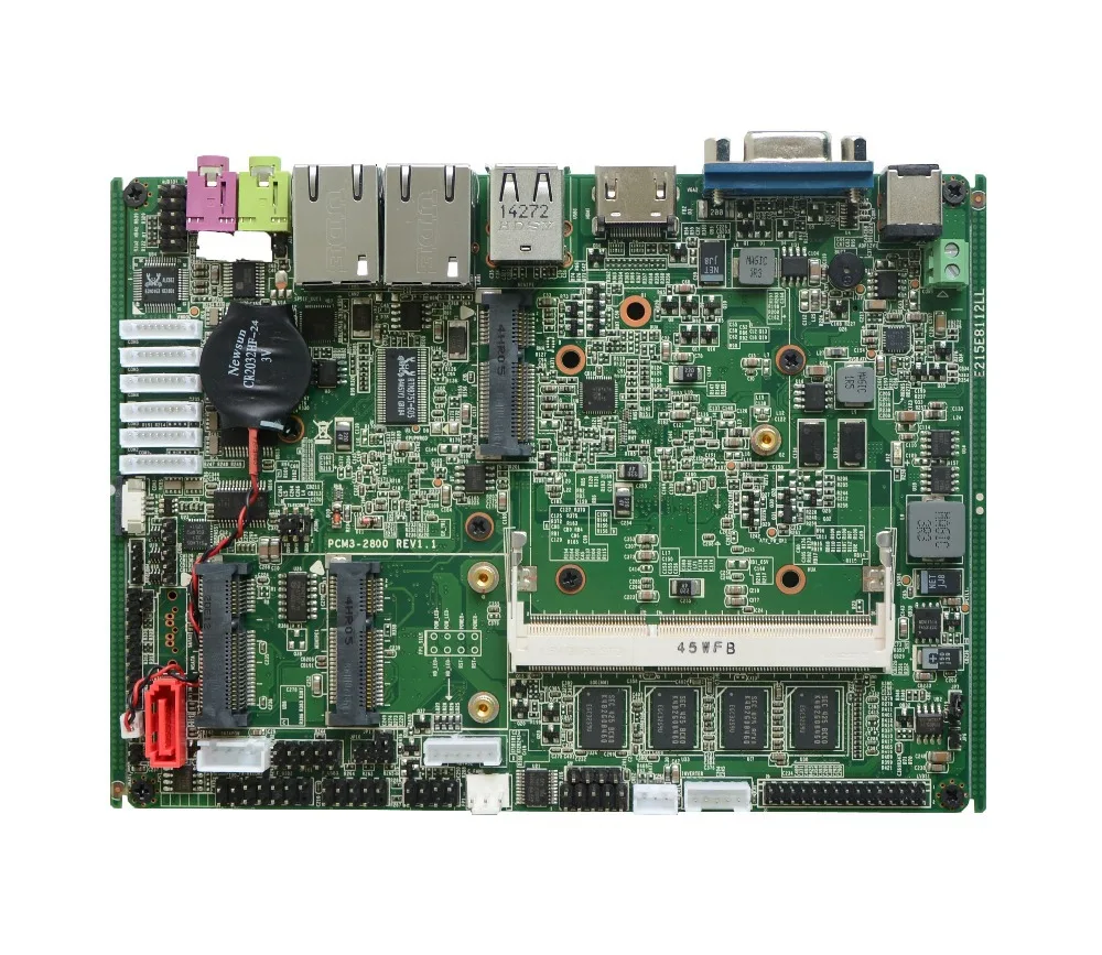 

Тонкая материнская плата Mini-ITX N2800 в наличии lvds cpu