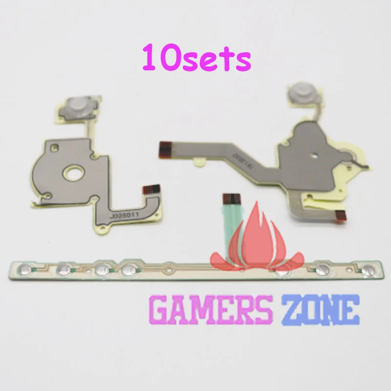 10 комплектов для PSP 2000 клавиатура левая/правая кнопка регулировки громкости