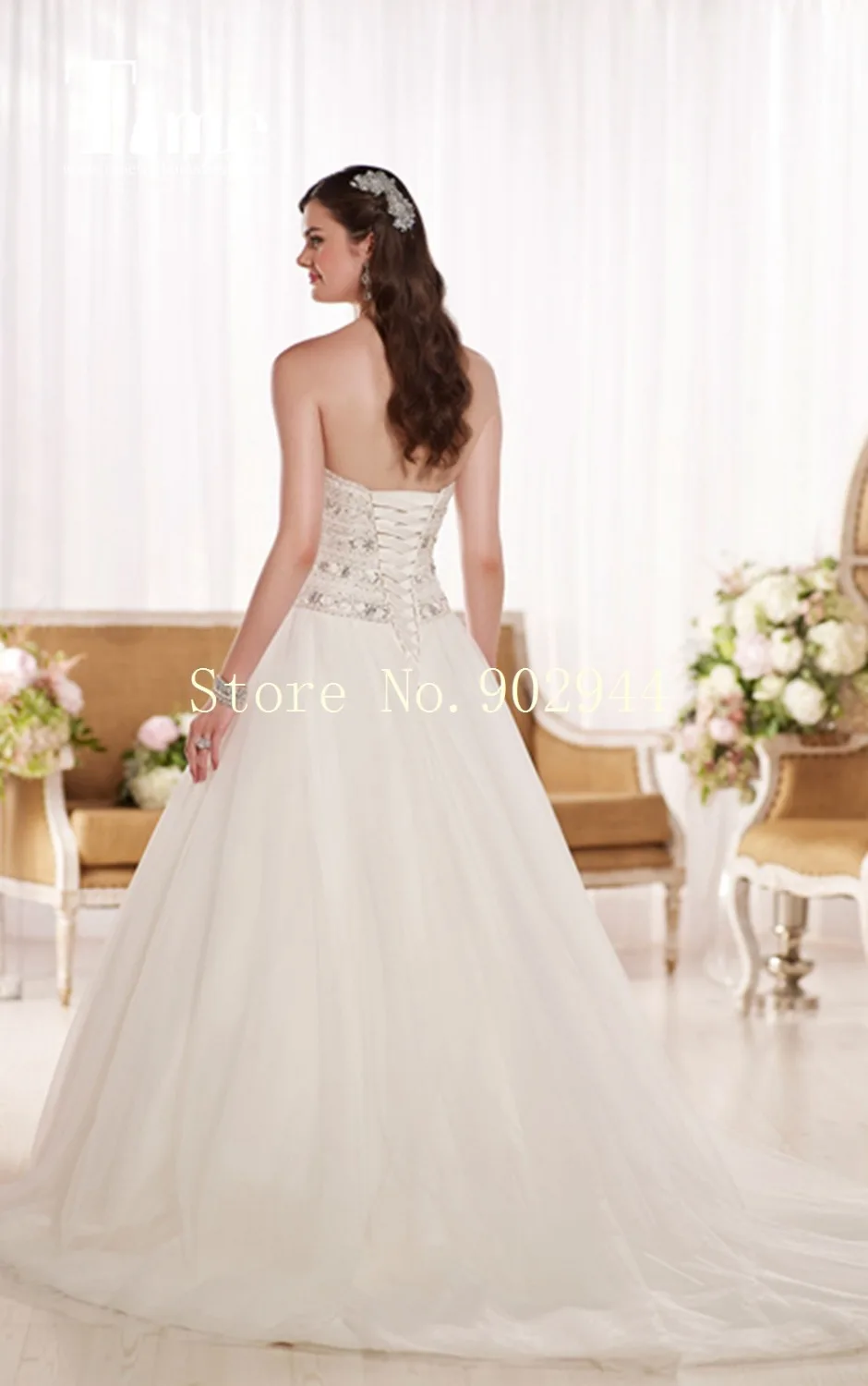 glaring 2015 Wedding Dresses sweetheart ball gowns beaded crystal vestido de noiva bridal Gowns ruched court train lace up back | Свадьбы и