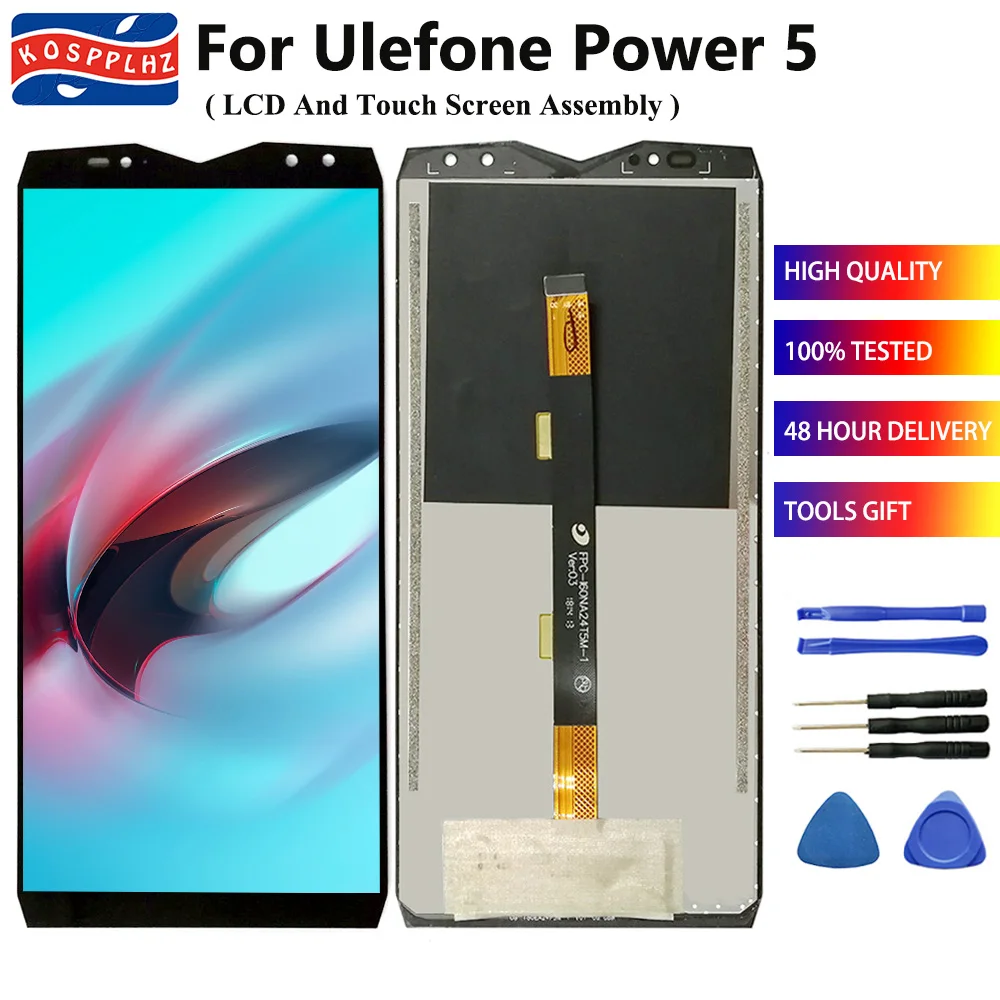 Высокое качество для Ulefone power 5 ЖК-дисплей+ кодирующий преобразователь сенсорного экрана в сборе для Ulefone Powe 5S power 5 power 5S ЖК-экран
