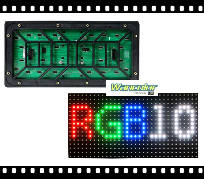 free shipping P10 outdoor SMD3535 Full Color LED display Module (320*160mm) for video | Электронные компоненты и