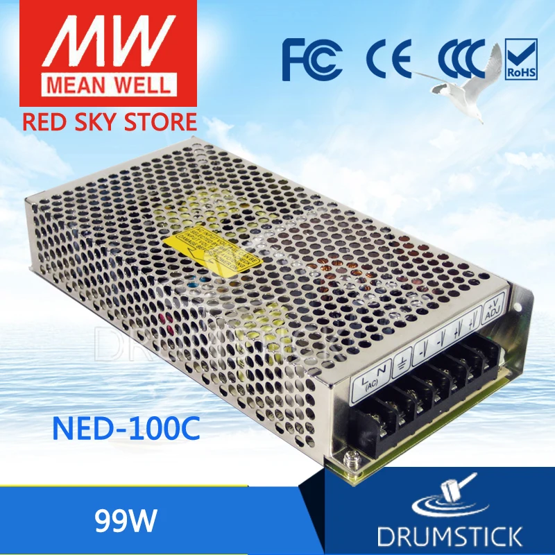 MEAN WELL NED-100C meanwell NED-100 99 Вт Двойной выход импульсный источник питания | Обустройство