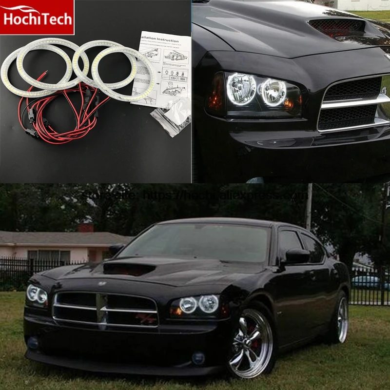 4 шт./компл. ультра яркие красные/зеленые/Белый светодиодный глаза ангела 1600LM 12 В