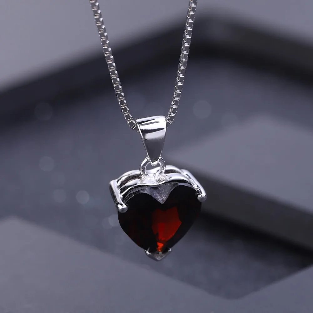 Женский балетный кулон gemb's 4.05Ct натуральный гранатовый камень ожерелье с