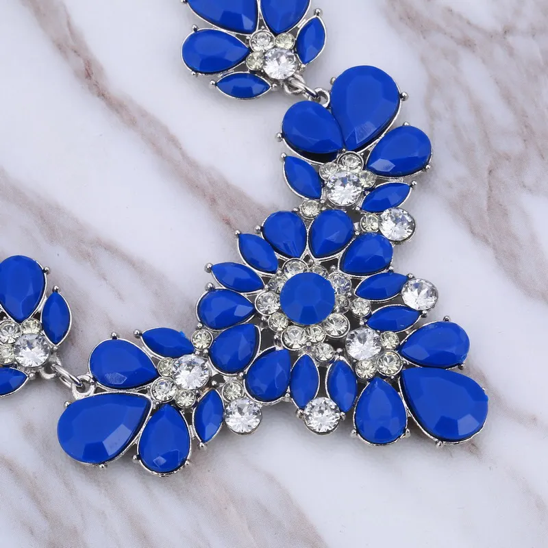 Женское Ожерелье MINHIN ожерелье с искусственным кристаллом 3 цвета|jewelry choker