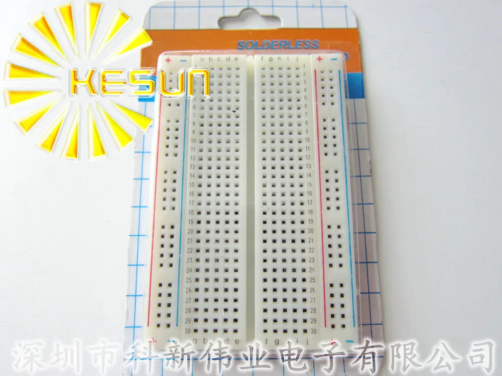 For MB102 Breadboard 3.3V / 5V Power Supply Module with 400 Tie Point 8.5CMX5.5CM | Электронные компоненты и