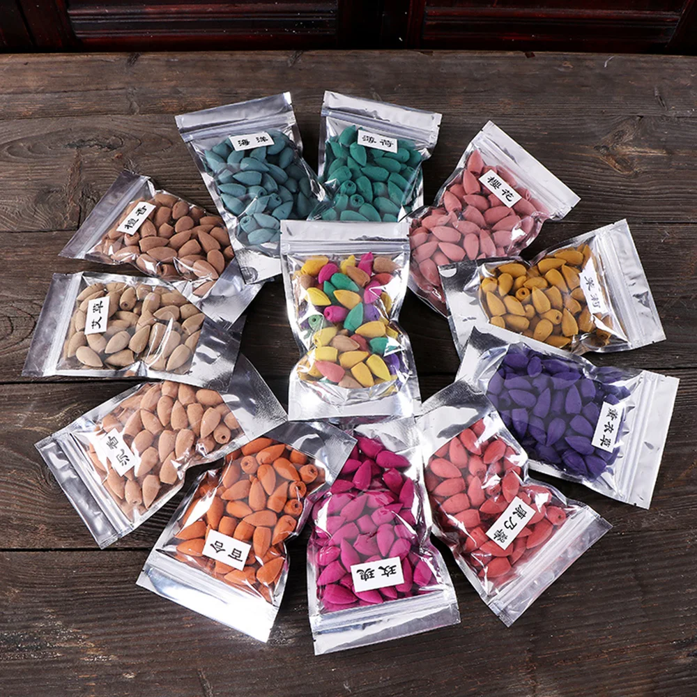 50 шт. натуральный сандаловое дерево обратного потока благовоний дым буддизм