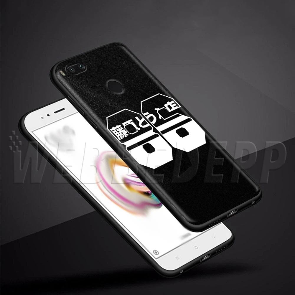 WEBBEDEPP INITIAL D AE86 мягкий чехол из ТПУ для Xiaomi Redmi Mi Note 8t 10 MAX A1 A2 5X 6X 3 6 8 9 SE F1 Lite|Бамперы| |