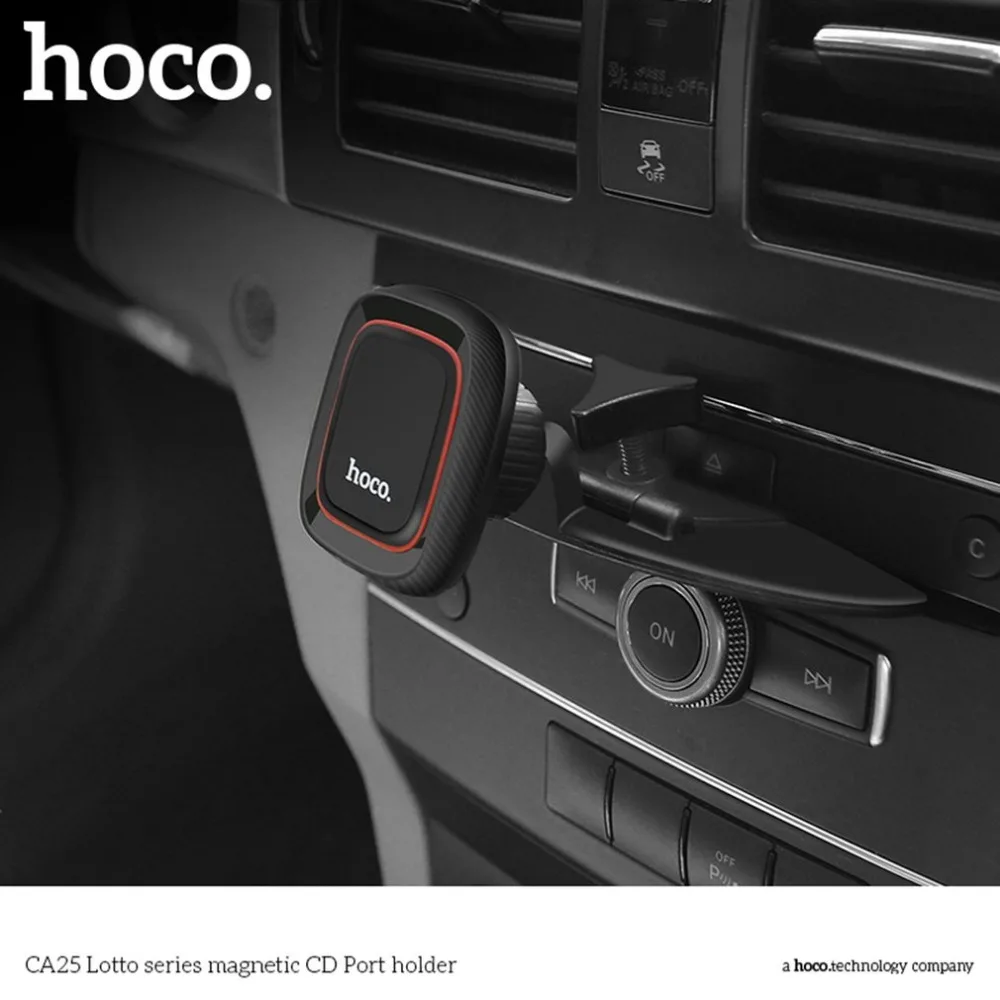 HOCO CA25 Универсальный Магнитный слот CD автомобильный держатель для телефона вращение на 360 градусов планшеты держатель для телефонов подставка подходит для iPhone