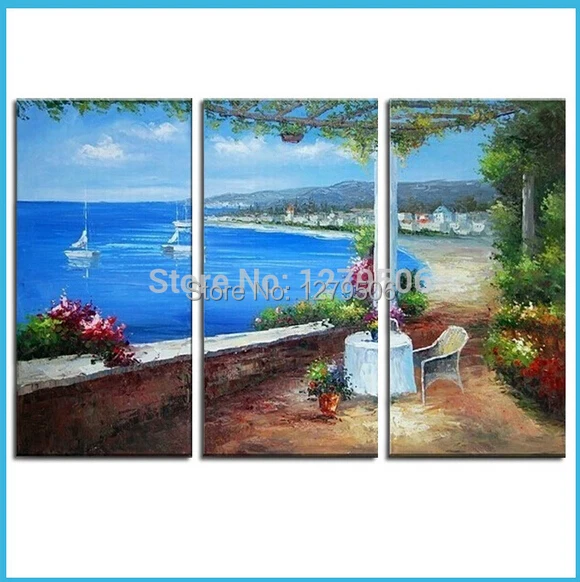 

100% Hand Painted Abstract Oil Paintings On Canvas handmade seascape oil painting For Living Room hotel bar Wall Decoration gift
