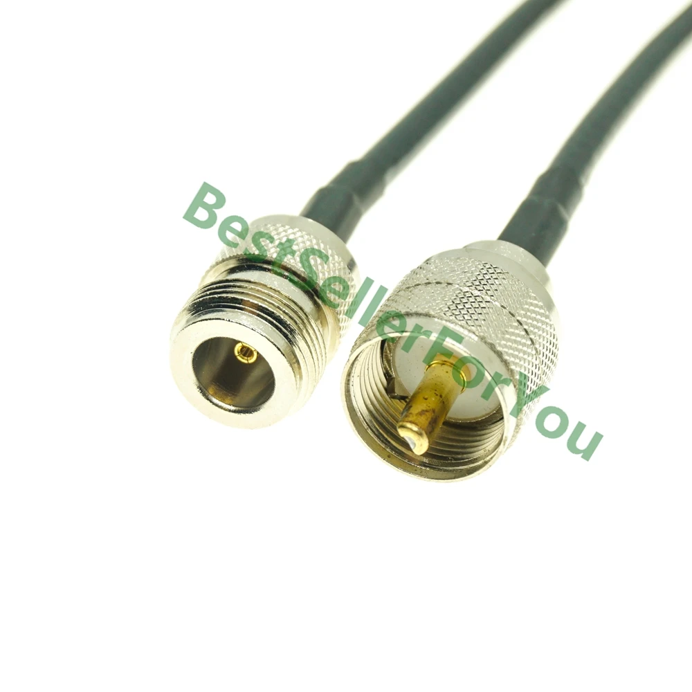 UHF мужской телефон PL259 разъем для N Женский коаксиальный кабель RG58 15/30/50 см |