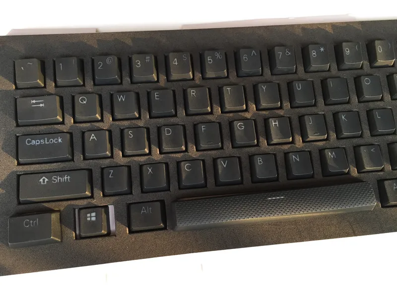 Черные 108 клавиши PBT с двойной подсветкой прозрачные колпачки для клавиш Corsair STRAFE
