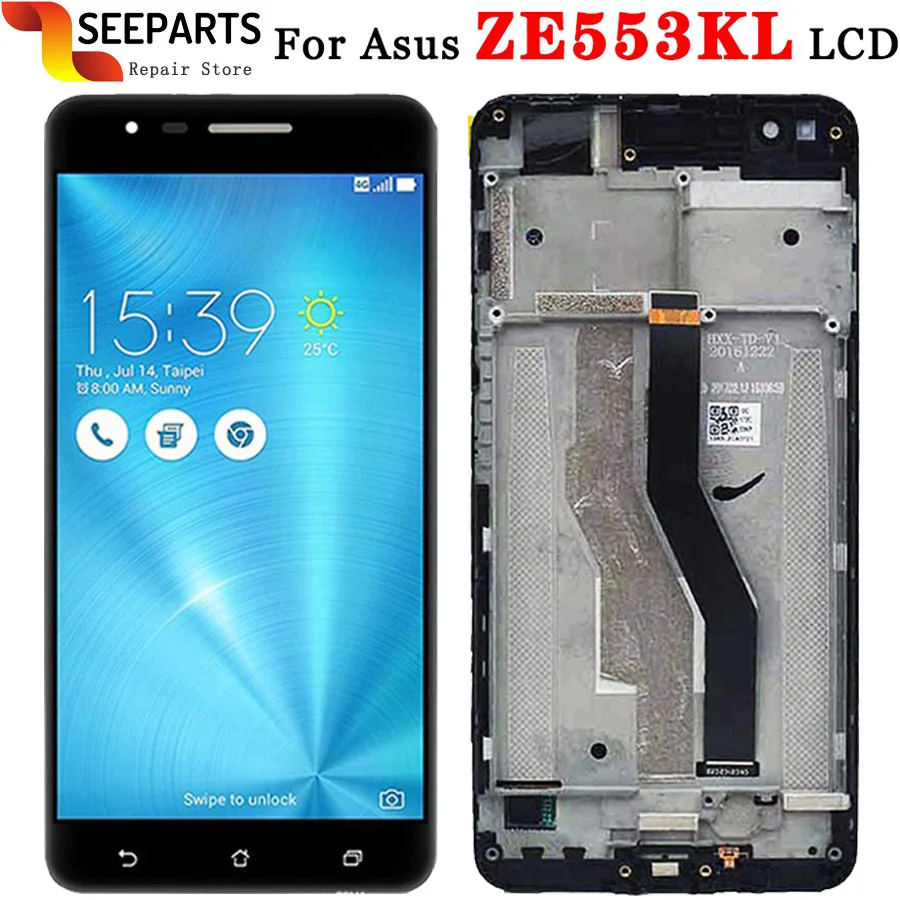 Оригинальный ЖК дисплей для ASUS ZenFone 3 Zoom ZE553KL сенсорный экран дигитайзер в сборе