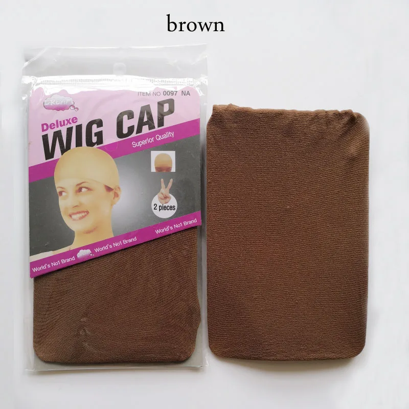 6 шт. (3 сумки) коричневый чулок колпачок парик на сетке Лайнер Hairnet снуд бесклеевой