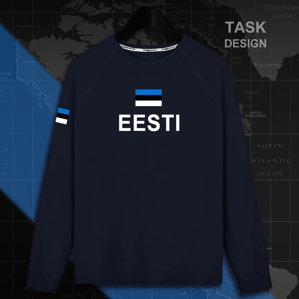 Мужская толстовка с капюшоном Estonian EST Eesti пуловеры толстовки для мужчин уличная