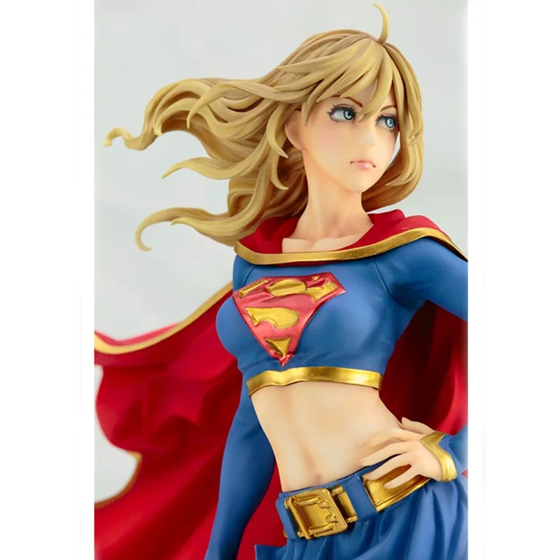 2018 Горячая Аниме Фигурка 21 см DC Comics Bishoujo статуя Супергерл возвращается