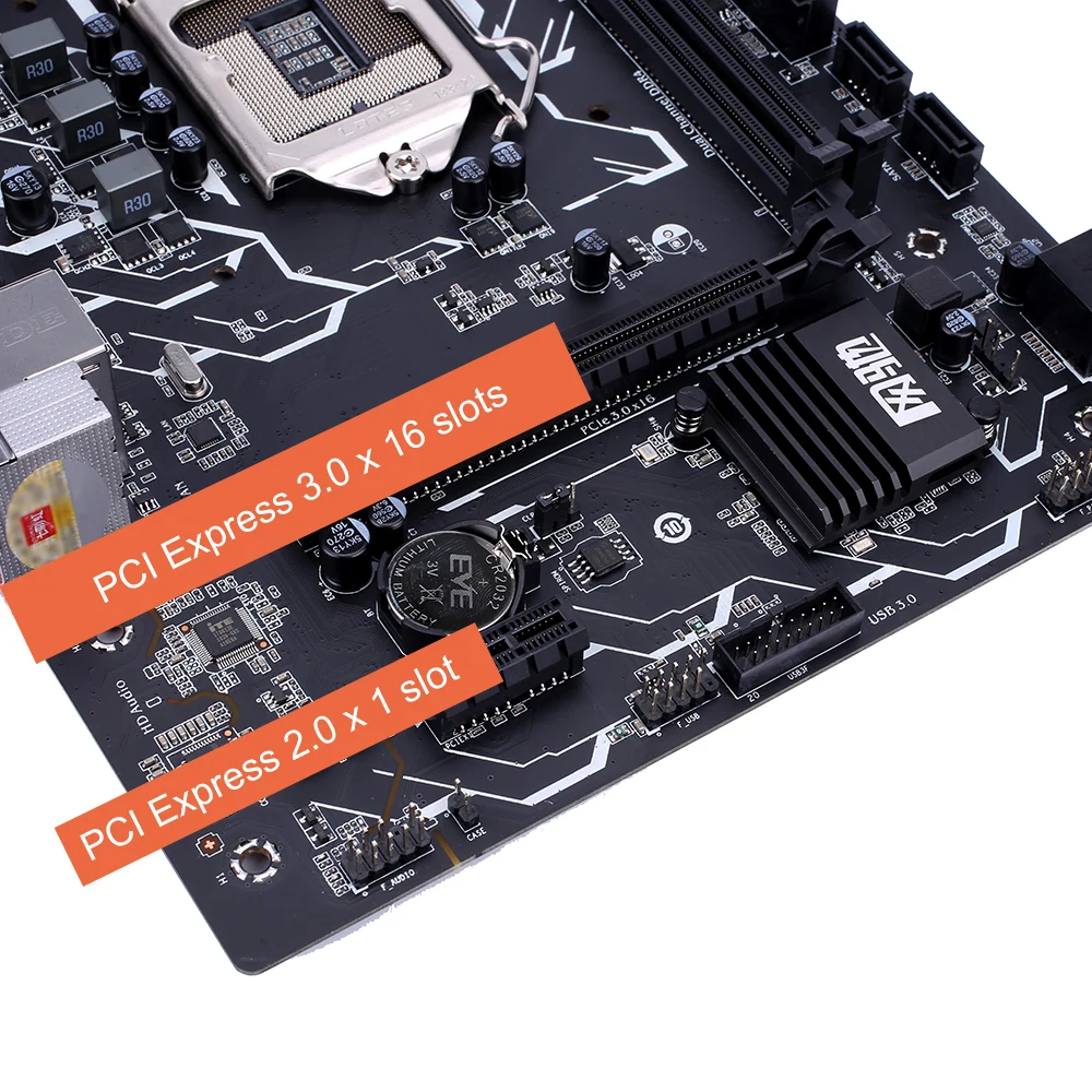 Цветная материнская плата H310M-E PRO V20 Материнская плата Процессор Intel LGA 1151 DDR4 SATA3.0 mATX PCI-E 3,0 слот расширения для рабочего стола