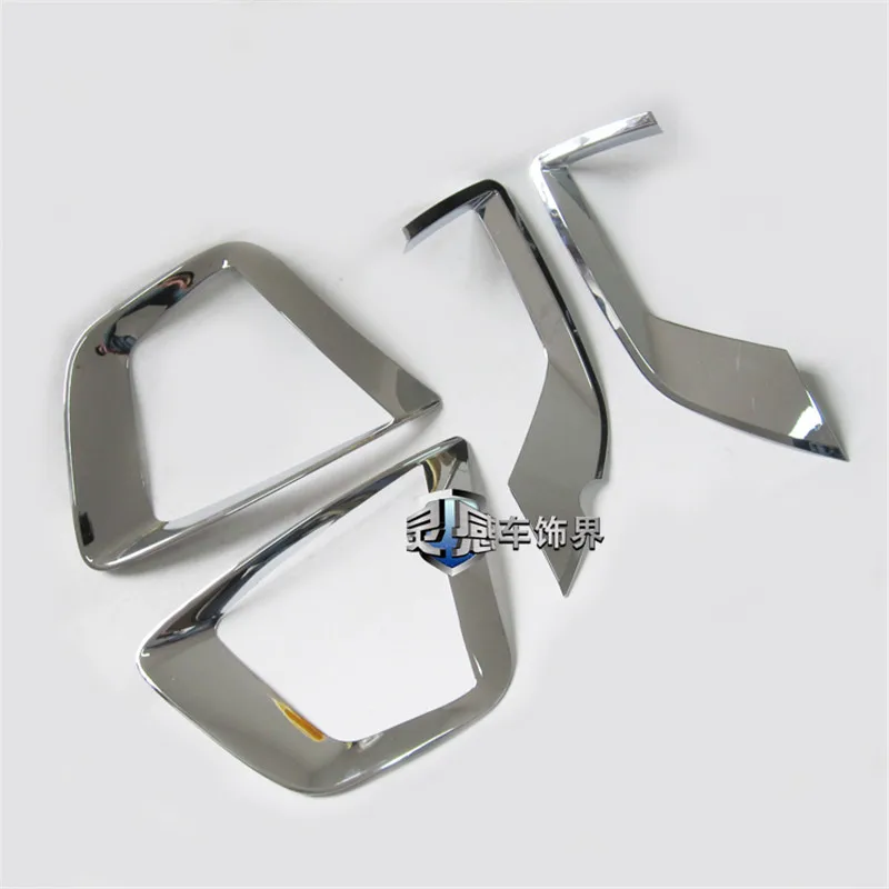 

FOR IX25 Hyundai 2015 ABS chrome Front rear fog light lamp cover Car-styling Lamp Hoods light trim for IX25/Creta plastic cover