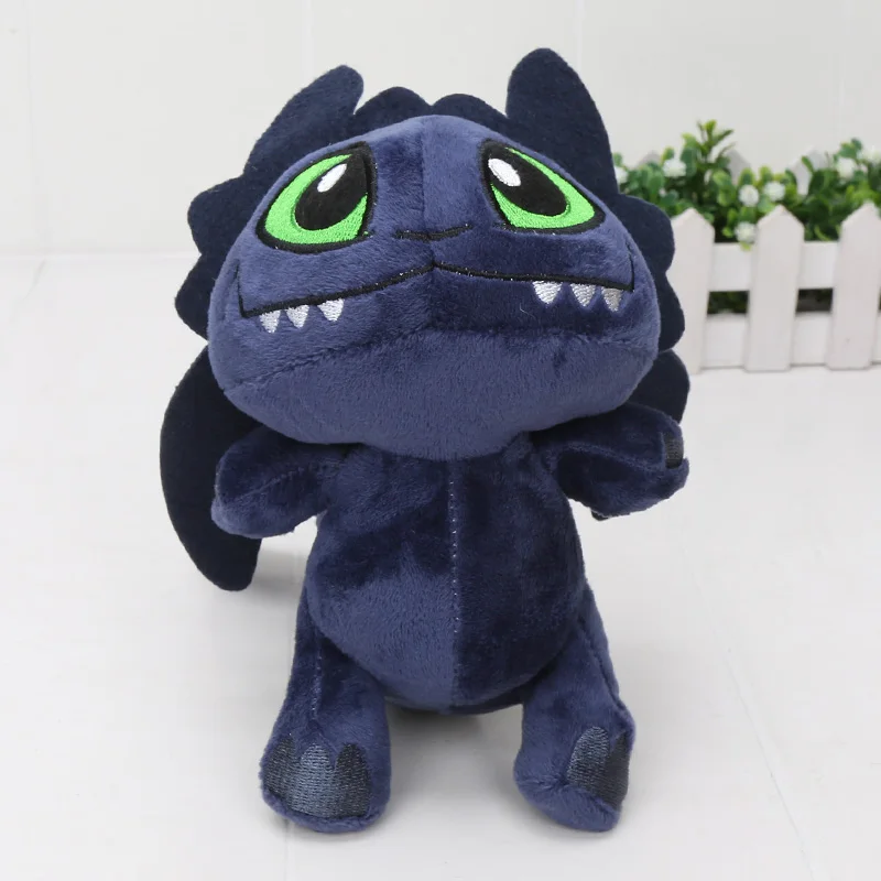 15cm black 9778 Аниме Как приручить ваш Дракон плюшевая игрушка Беззубик, ночная фурия мягкая чучела Дракон животное кукла подарок - Цвет: 15cm black 9778