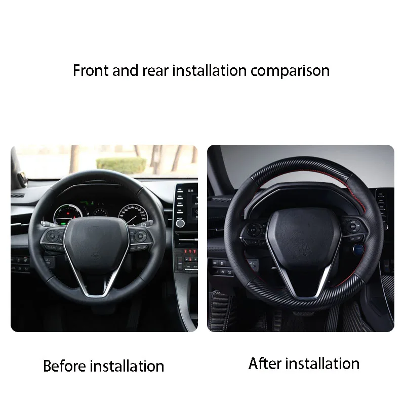 Чехол на руль для Toyota AVALON специальный первый слой кожи ручная швейная ручка 2019