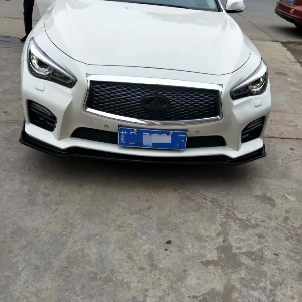 Для Infiniti Q50 Q50S Sedan 4 дверный передний спойлер из полипропилена бампер 2013