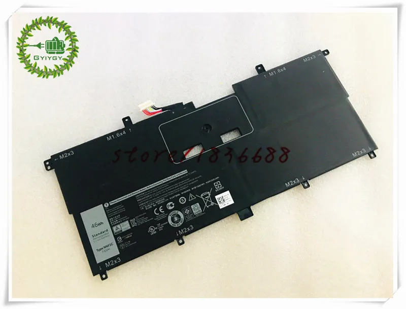 Аккумулятор GYIYGY 7 6 V 46WH NNF1C HMPFH для DELL XPS 13 9365 D1605TS D1805TS Series|battery for dell|dell xps batterybattery dell |