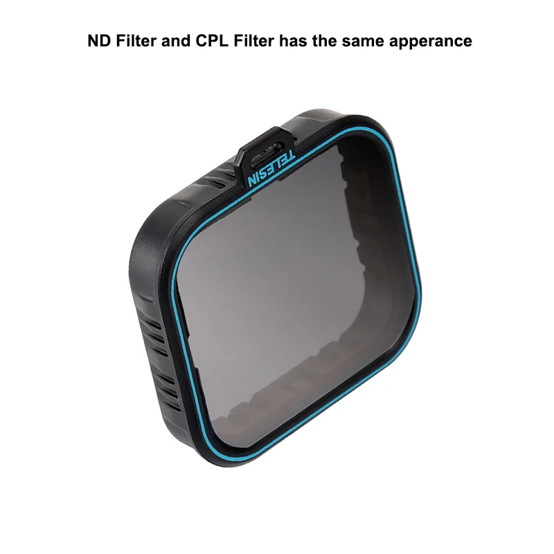 Набор фильтров TELESIN 4 шт. 3 ND фильтр (ND4 8 16) + 1 CPL Для Gopro Hero7 hero6 hero 7 6 5 поляризационные аксессуары для комплект
