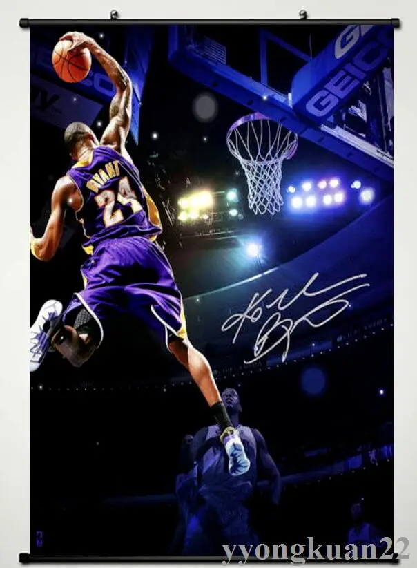 Kobe Bryant LA Lakers постер художественный настенная бумага коллекция аниме домашнее