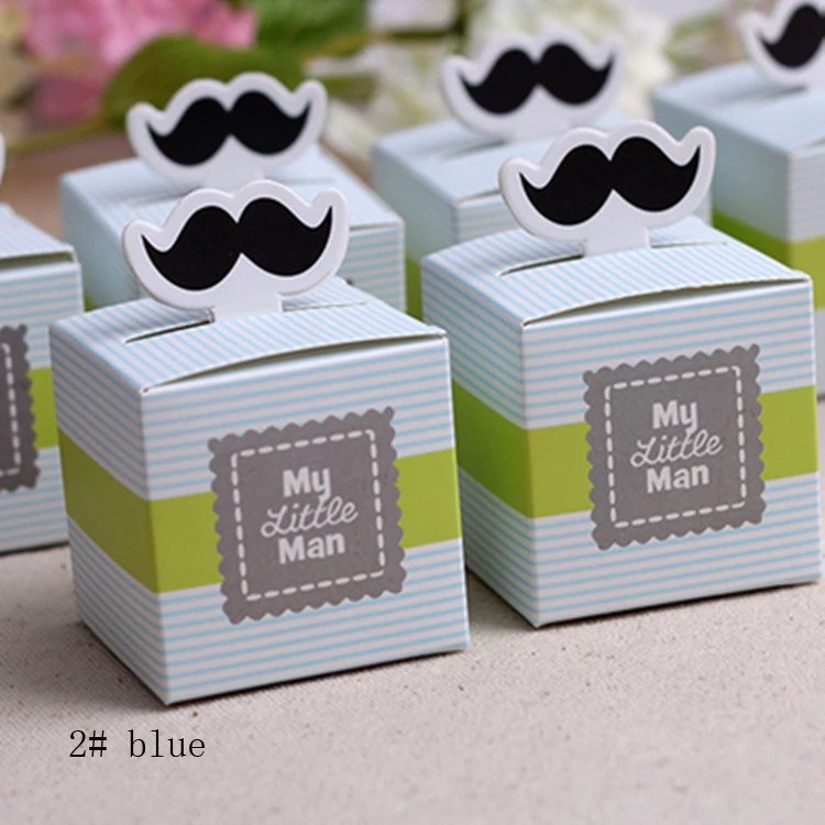 Коробка для конфет коробка из шоколадной бумаги Подарочная сине зеленая