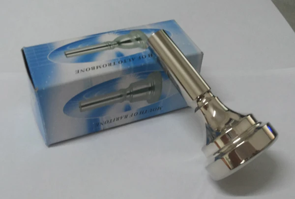 Мундштук euphonium плоские 4 ключа туба на рот серебряное покрытие мундштук тубы |
