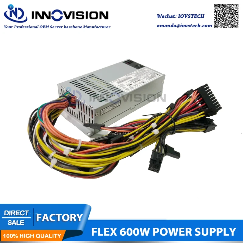 ENP 7660B 1U Мини Гибкий блок питания 600 Вт 80 плюс Платиновый с 2*6 + 2 разъем GPU|Блоки для