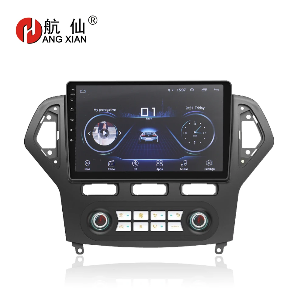 HANG XIAN 10," четырехъядерный Android 8,1 автомобильный радиоприемник для Ford Mondeo 2007 Авто Кондиционер автомобильный dvd плеер с gps-навигатором Автомобильный мультимедийный