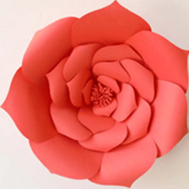 40CM sharp corners 40 см голова DIY бумажные цветы для украшения свадебной вечеринки, гигантская картонная бумага цветочный фон, искусственная большая Роза Настенный декор - Цвет: 40CM sharp corners
