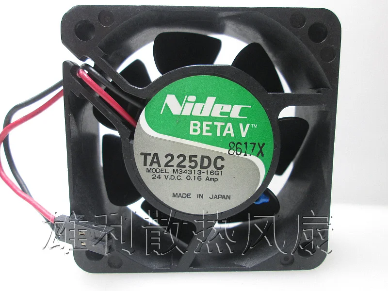 Free Delivery. Original M34313-16G1 24V 0.16A 6CM 6025 2-wire Inverter Cooling Fan